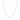 18k White Gold Round Cable Chain (1.50 mm)