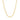 14k Yellow Gold Pendant Chain with Textured Links (3.30 mm)