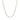 14k White Gold Solid Diamond Cut Rope Chain (1.80 mm)