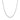 14k White Gold Solid Diamond Cut Rope Chain (3.00 mm)