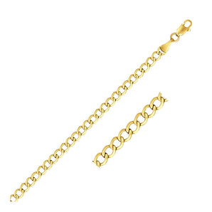 14k Yellow Gold Curb Chain (4.40 mm)