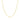 14k Yellow Gold Round Cable Link Chain (1.50 mm)