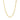 10K Yellow Gold Solid Figaro Chain (3.70 mm)