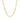 14K Yellow Gold Solid Pave Figaro Chain (3.80 mm)