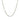 Sterling Silver Rhodium Plated Cable Chain (2.75 mm)