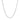 14k White Gold Pendant Chain with Textured Links (2.30 mm)