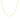 14k Yellow Gold Adjustable Cable Chain (1.10 mm)