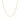 14k Yellow Gold Diamond Cut Round Wheat Chain (1.00 mm)