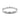 Classic Floral Carved Bangle in 14k White Gold (8.00 mm)
