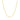 14k Yellow Gold Diamond Cut Cable Link Chain (1.30 mm)