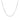 Sterling Silver Rhodium Plated Octagonal Snake Chain (1.10 mm)