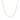 14k White Gold Round Cable Link Chain (1.50 mm)