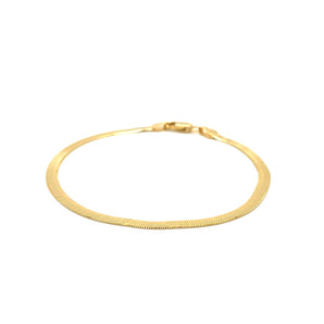 14k Yellow Gold Super Flex Herringbone Bracelet (2.80 mm)