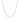 14k White Gold Diamond Cut Cable Link Chain (1.30 mm)