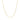 14k Yellow Gold Solid Figaro Chain (1.30 mm)