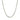 14k White Gold Diamond Cut Cable Link Chain (2.90 mm)