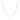 14k White Gold Adjustable Box Chain (0.60 mm)