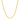 2.1mm 14k Yellow Gold Round Wheat Chain