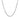 14k White Gold Diamond Cut Cable Link Chain (2.20 mm)