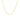 14k Yellow Gold Round Wheat Chain (1.00 mm)