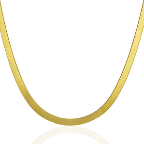 14k Yellow Gold Super Flex Herringbone Chain (4.60 mm)