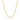 14k Yellow Gold Solid Diamond Cut Rope Chain (2.50 mm)