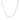 14k White Gold Classic Box Chain (0.75 mm)