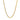 14k Yellow Gold 3.3mm Light Weight Wheat Chain