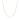 14k Yellow Gold Diamond Cut Cable Link Chain 1.1mm