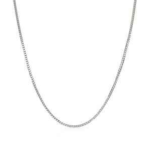 14k White Gold Franco Chain (0.90 mm)