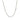 Sterling Silver Rhodium Plated Wheat Chain (1.50 mm)