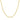 14k Yellow Gold Solid Rope Chain (1.30 mm)