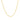 14k Yellow Gold Diamond Cut Round Wheat Chain (1.20 mm)