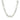 Rhodium Plated 5.5mm Sterling Silver Figaro Style Chain