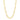 14K Yellow Gold Solid Pave Figaro Chain (5.90 mm)