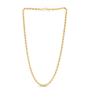 14k Yellow Gold Light Rope Chain (3.70 mm)