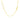 14k Yellow Gold Adjustable Cable Chain (1.50 mm)