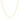 14k Yellow Gold Round Cable Link Chain (1.10 mm)