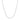 14k White Gold Round Cable Link Chain (1.50 mm)