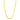 14k Yellow Gold High Polish Modern Lite Edge Chain (8.00 mm)