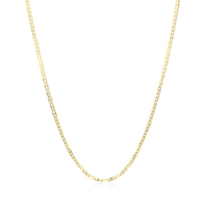 10k Yellow Gold Mariner Link Chain (1.20 mm)