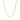 2.5mm 14k Yellow Gold Light Rope Chain