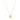 14k Yellow Gold High Polish North Star Necklace