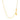 14k Yellow Gold Adjustable Paperclip Chain (1.50 mm)