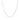 14k White Gold Diamond Cut Bead Chain 1.0mm