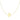 14k Yellow Gold Necklace with Shiny Barrel Bead Charm