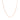 14k Rose Gold Diamond Cut Cable Link Chain 1.1mm