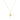 14K Yellow Gold Hand of Hamsa Necklace