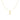 14k Yellow Gold Necklace with Moon