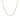 14k Rose Gold Solid Diamond Cut Rope Chain 1.5mm